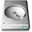 Metallic HDD icon